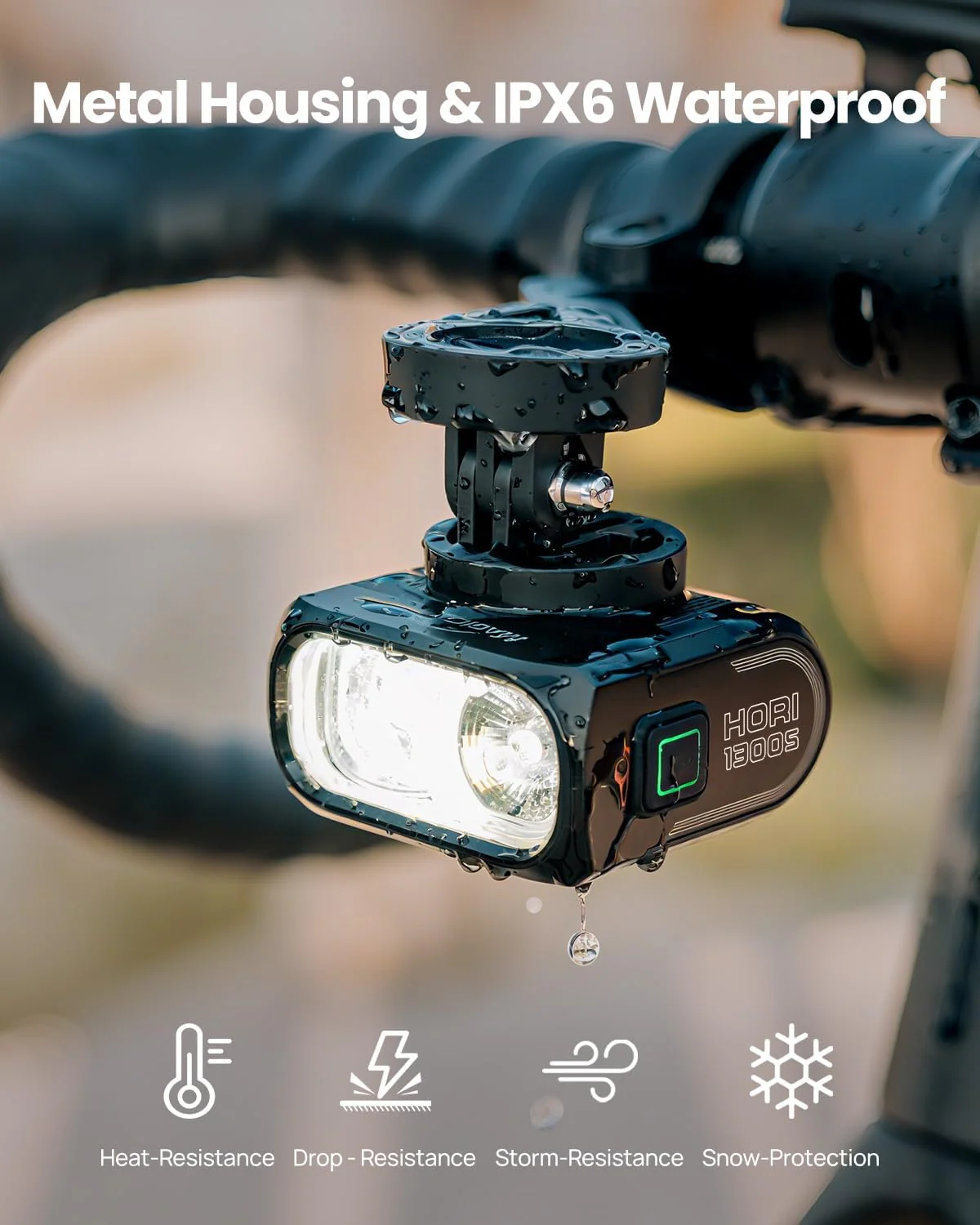 HORI 1300S DUO OPTICS SYSTEM BIKE LIGHT - Image 7