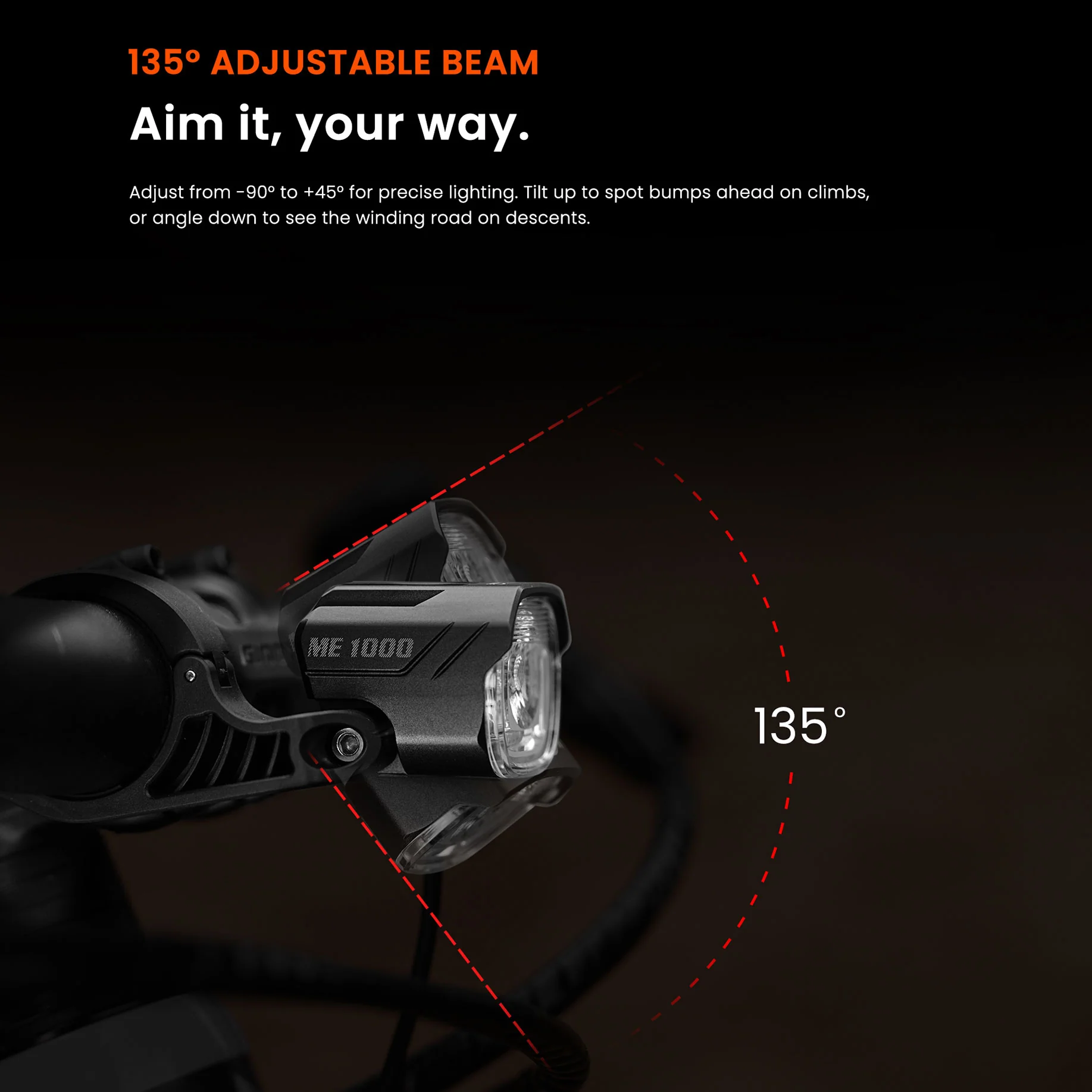 ME 1000 V2.0 Smart E-Bike Light - Image 12