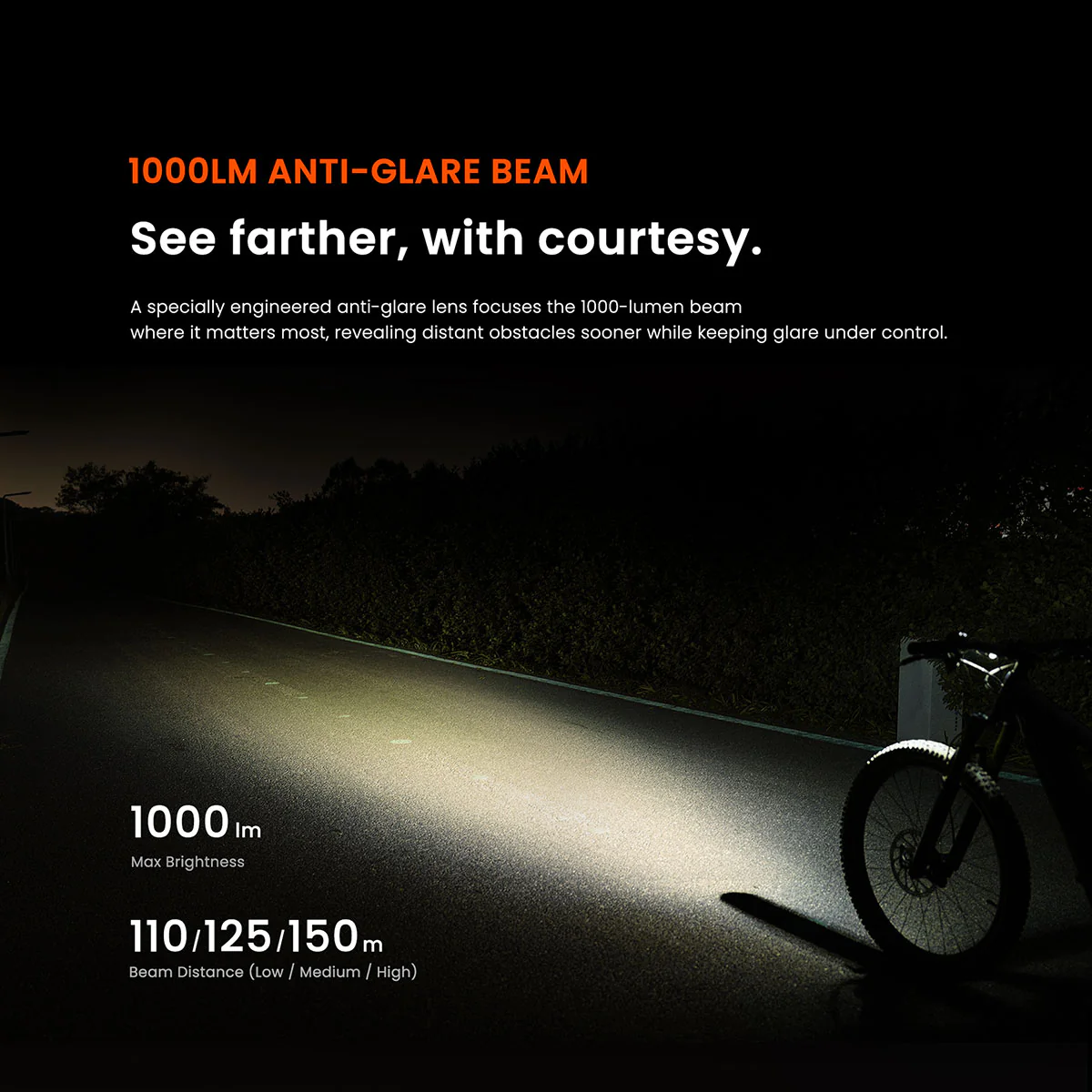 ME 1000 V2.0 Smart E-Bike Light - Image 7